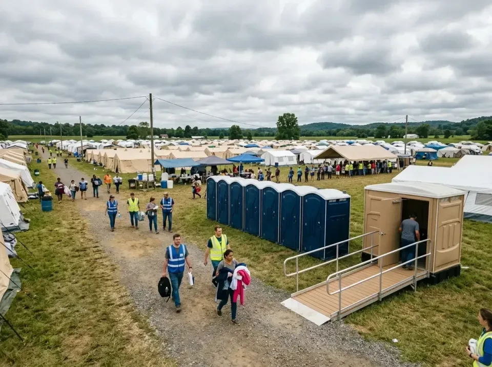 disaster-relief-camp-restrooms-010 — frequently asked questions, Dumpster & Portable Bathrooms Rental in Mascoutah, IL
